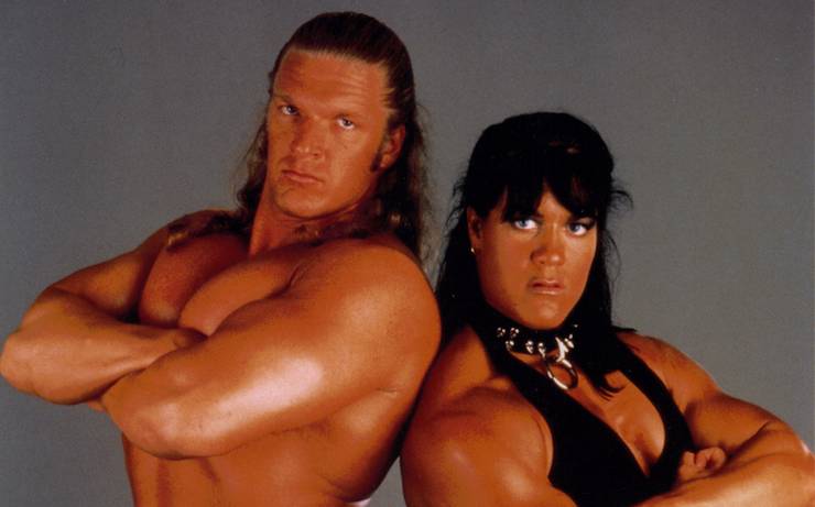 Triple H And Chyna Married D