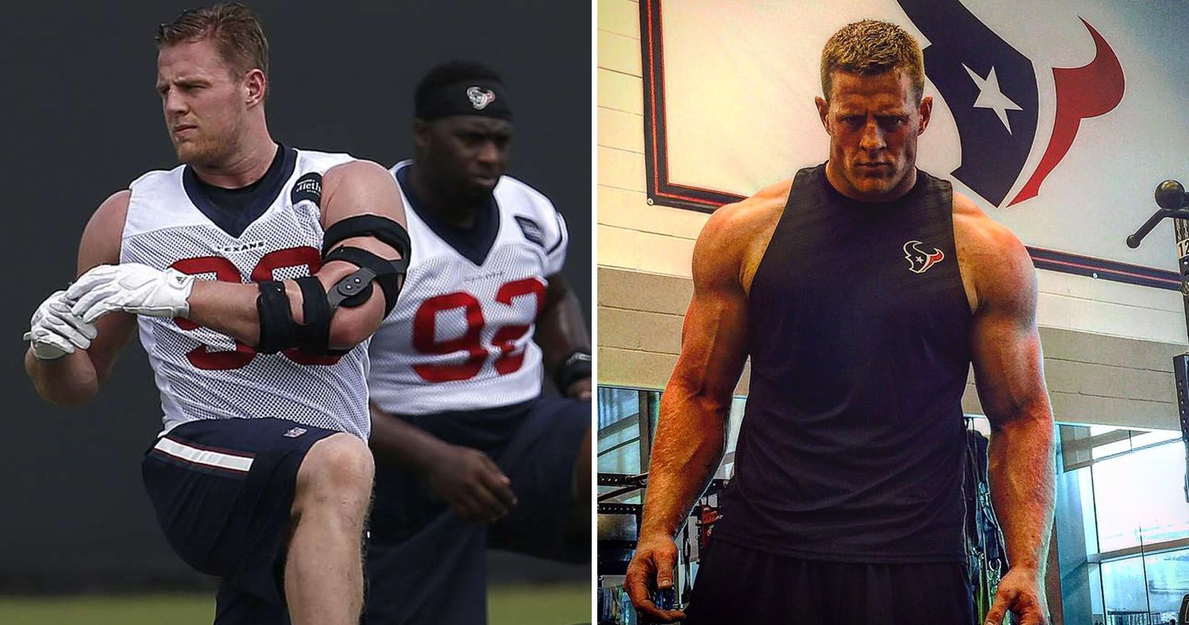 Who are the most jacked players pound for pound in the NFL 