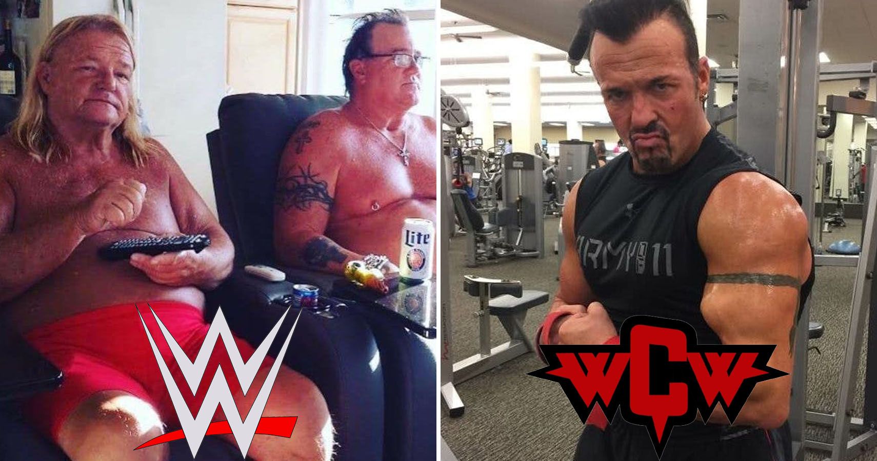 10 WWE Stars Who Looked Different Without The Juice (And 10 From WCW)